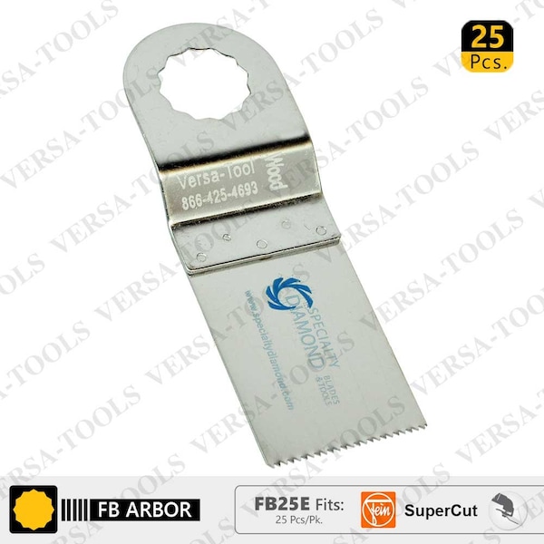 Versa Tool 30mm Stainless Steel Multi-Tool Saw Blades, Fits Fein Supercut Oscillating Tools, PK 25 FB25E - main